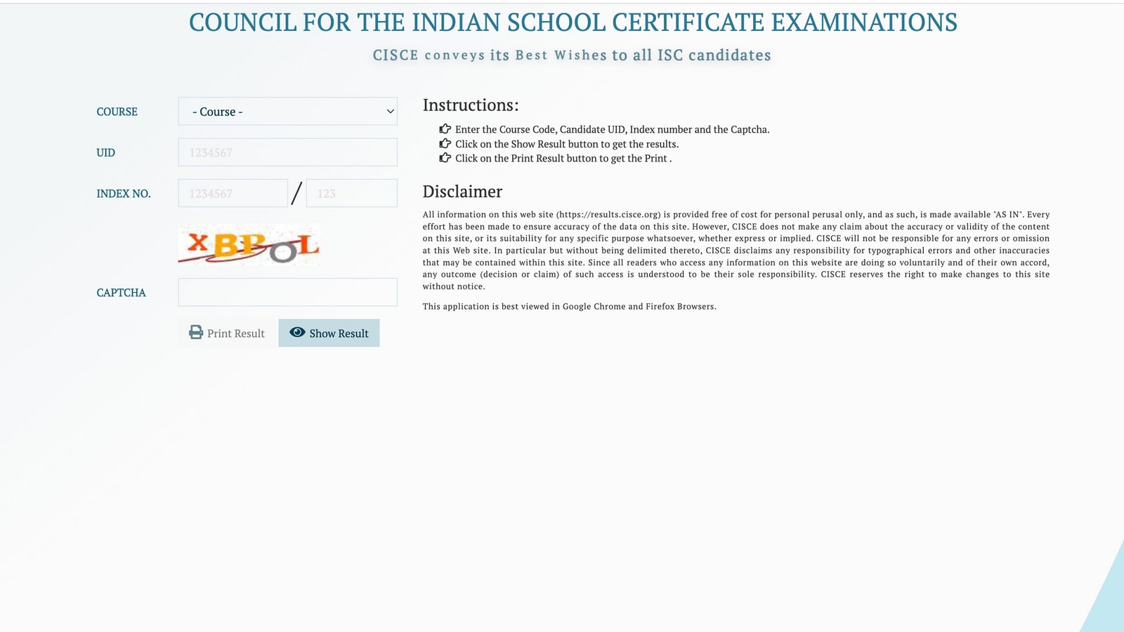 ISC Class 12th Compartment result 2023 out on cisce.org, direct link here