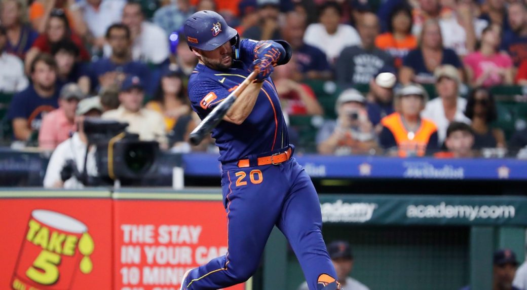 McCormick homers twice, drives in four runs to lead Astros over Red Sox
