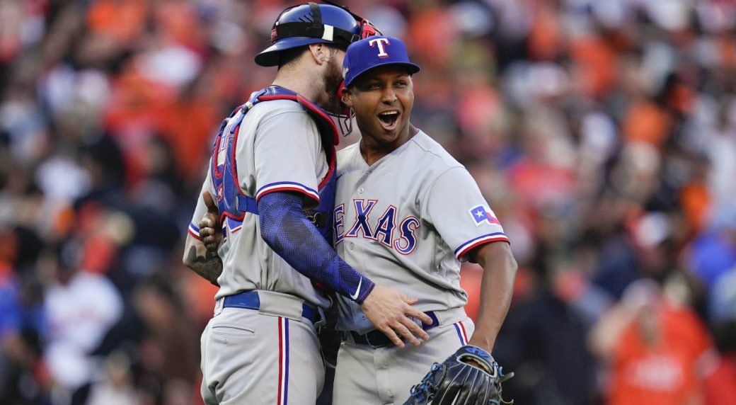 Rangers' shaky bullpen escapes late drama to beat Orioles in Game 1