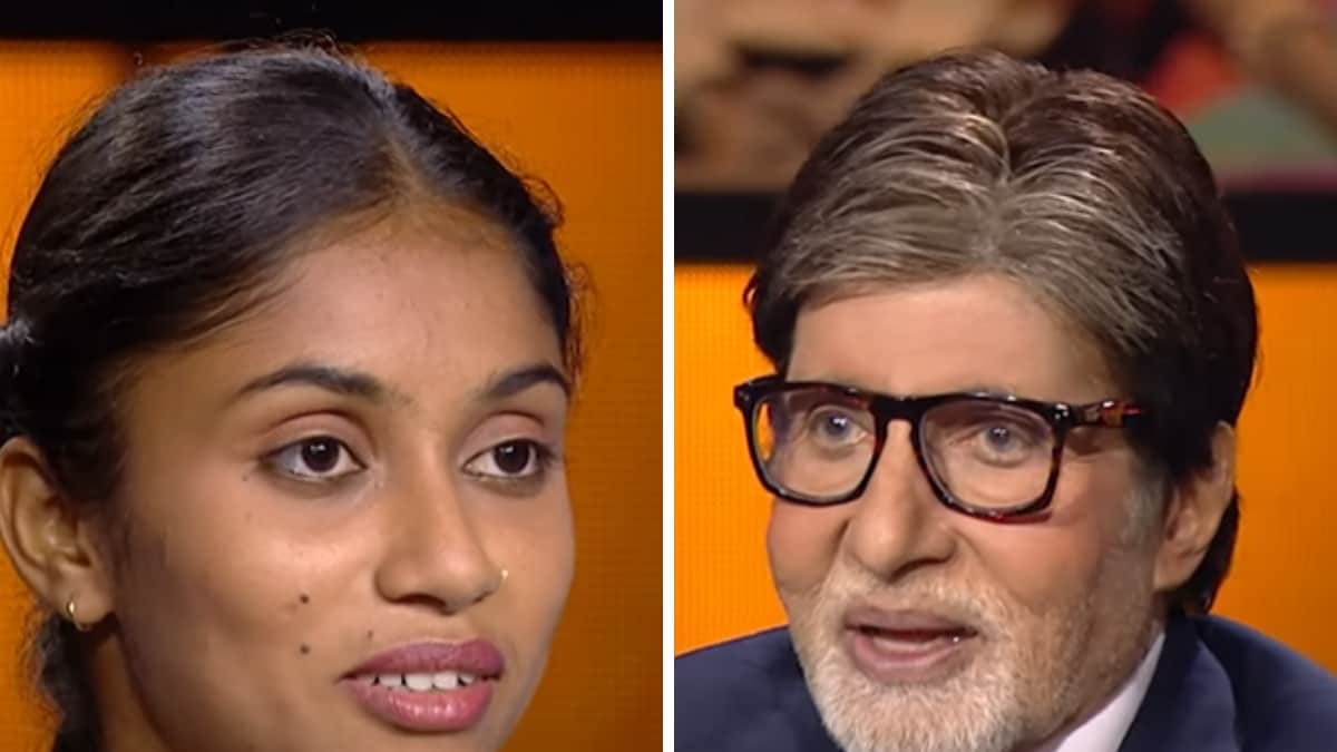 अमिताभ बच्चन ने पूरी की प्रतियोगी की 'स्मार्टफोन' इच्छा, सिखाया पाउट करना - News18