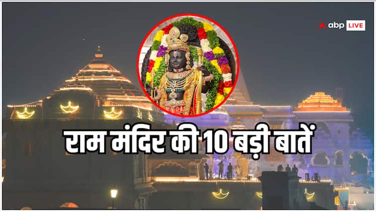 अयोध्या राम मंदिर से जुड़ी ये 10 बड़ी बातें जो आप जानते हैं, अनोखा और अद्भुत है राम लला का मंदिर