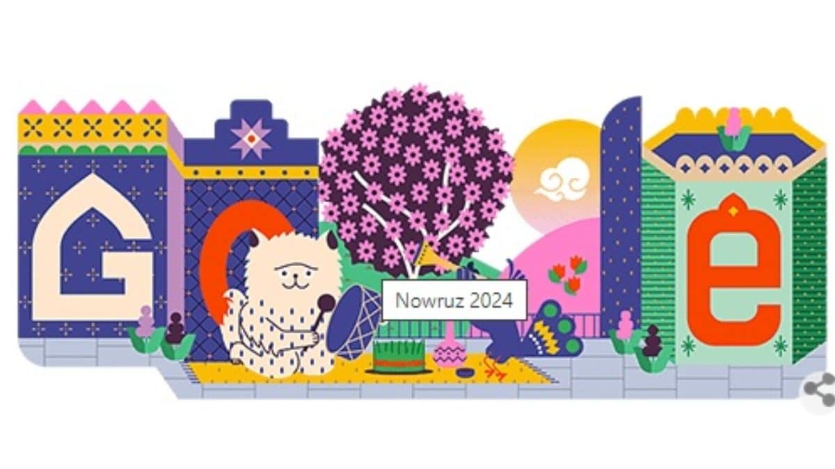 Google Doodle आज फ़ारसी नव वर्ष 2024 नवरोज़ का जश्न मनाता है - News18