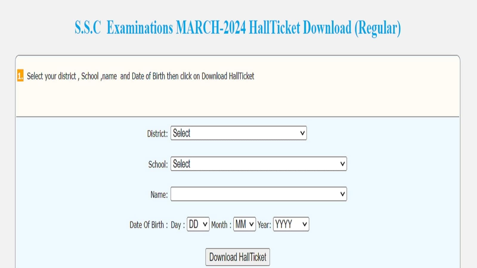 TS SSC Hall Ticket 2024 released at bse.telangana.gov.in, download links here