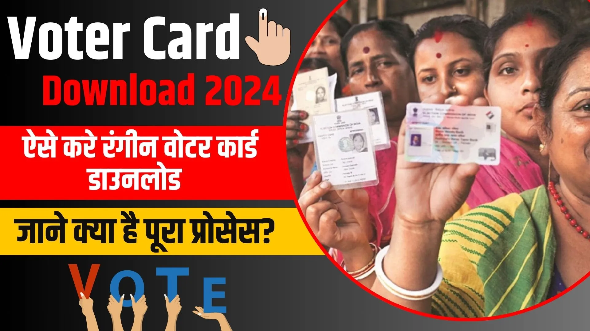 Voter Card Download Online 2024: सिर्फ 1 क्लिक मे ऐसे करे रंगीन वोटर कार्ड डाउनलोड ऑनलाइन, जाने क्या है पूरा प्रोसेस?