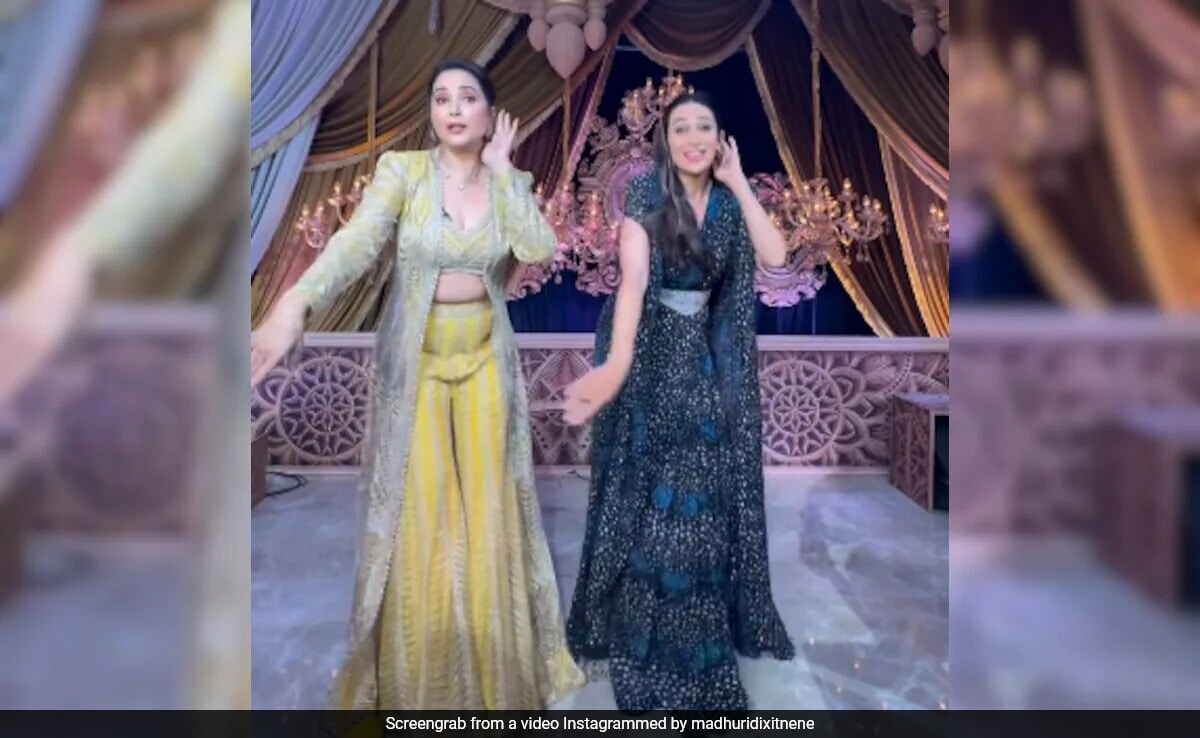 Another Dance Video Of OGs Madhuri Dixit And Karisma Kapoor. Enough Said