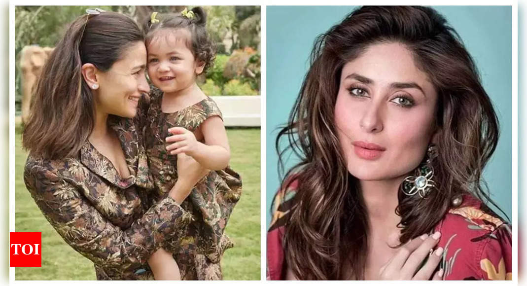 बेबी राह कपूर बहुत प्यारी लग रही है क्योंकि वह अपनी माँ आलिया भट्ट के साथ 'बुआ' करीना कपूर खान से मिलने जाती है |  - टाइम्स ऑफ इंडिया