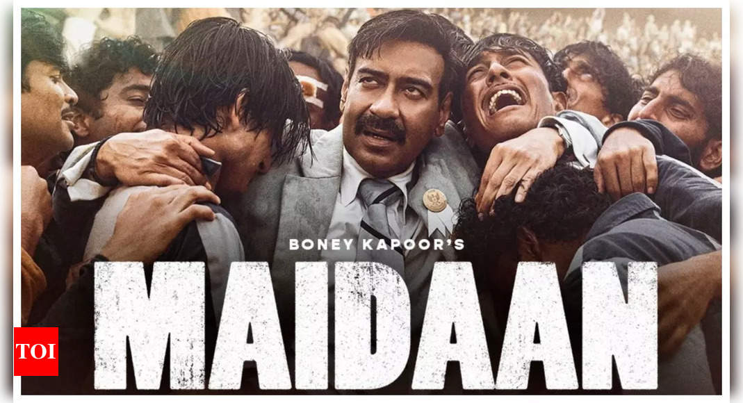 मैदान बॉक्स ऑफिस कलेक्शन दिन 12: अजय देवगन अभिनीत फिल्म का कलेक्शन 1 करोड़ रुपये से नीचे गिरा |  - टाइम्स ऑफ इंडिया