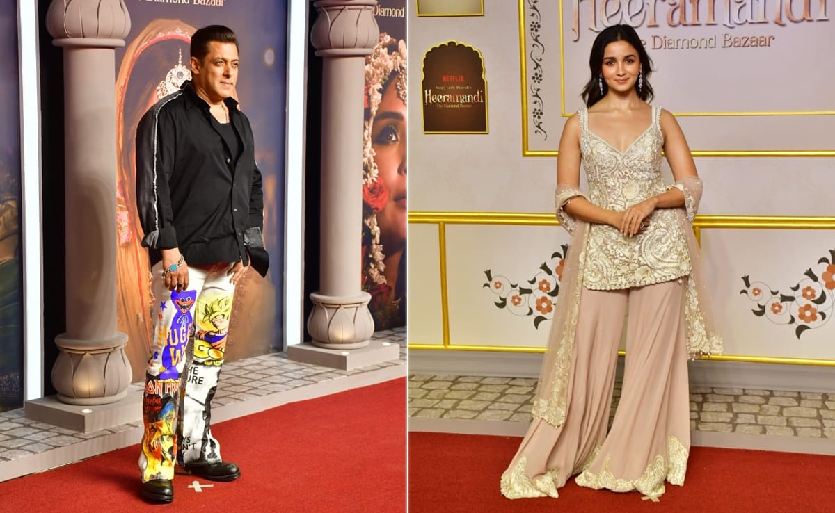 Salman Khan, Alia Bhatt Lead Celeb Roll Call At Heeramandi: The Diamond Bazaar Screening