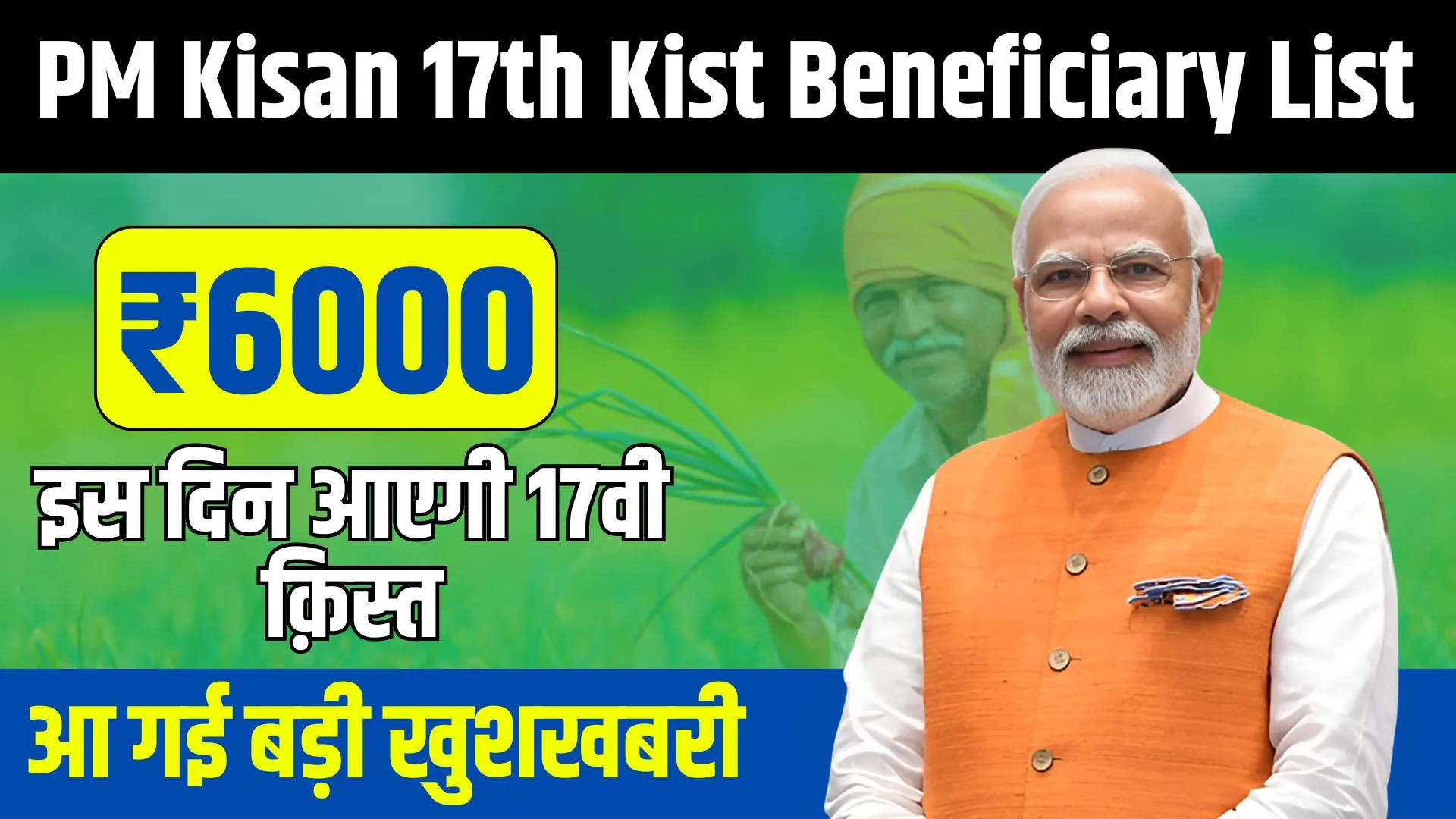 PM Kisan 17th Kist Beneficiary List: पीएम किसान योजना 17वी क़िस्त की बेनिफिशियरी लिस्ट जारी, यहां देखें पूरी जानकारी