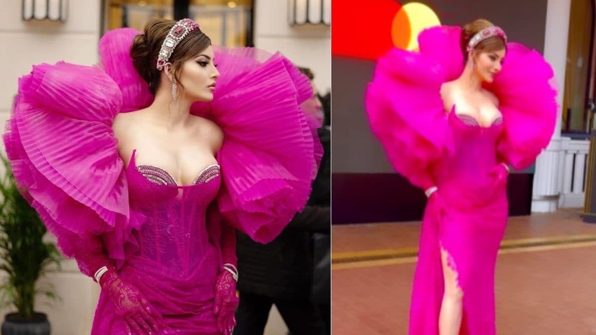उर्वशी रौतेला ने कान्स 2024 में गुलाबी पोशाक में अपने आगमन की घोषणा की;  देखें ताजा तस्वीरें- News18