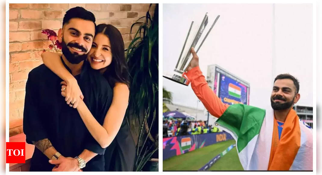 अनुष्का शर्मा ने टी20 विश्व कप जीत के बाद विराट कोहली के लिए एक दिल को छू लेने वाली बधाई पोस्ट लिखी: 'मुझे यह आदमी पसंद है...' - पोस्ट देखें | - टाइम्स ऑफ इंडिया