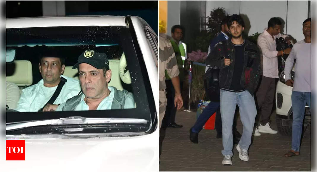 सलमान खान भतीजे निरवाण के साथ अनंत अंबानी और राधिका मर्चेंट की क्रूज पार्टी में शामिल होने के बाद मुंबई लौटे | हिंदी मूवी न्यूज़ - टाइम्स ऑफ़ इंडिया